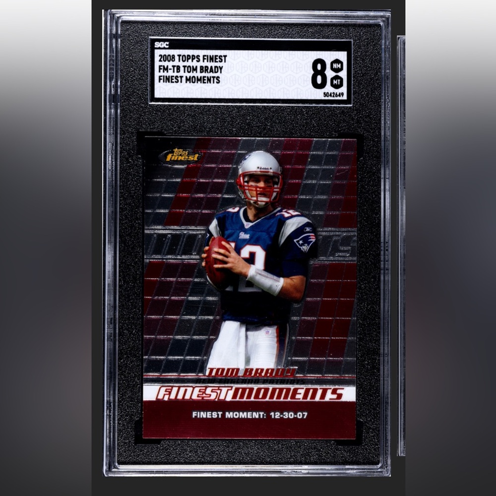 Tom Brady #FM-TB 2008 Topps Finest [Finest Moments] Football Trading Card